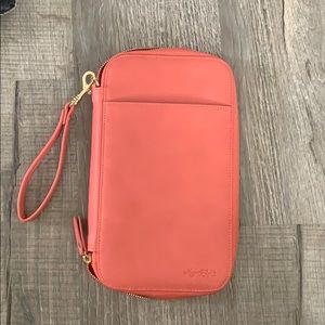 House of Flynn Pink Travelers Wallet